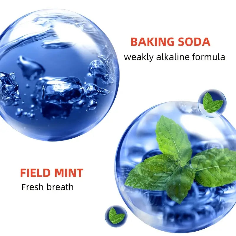 Minceetbien™ Large Capacity 300g Household Toothpaste, Pump Dispenser, Probiotic Containing Baking Soda Toothpaste, Deep Cleaning, Basic Cleaning, Whitening And Brightening, Fresh Breath.