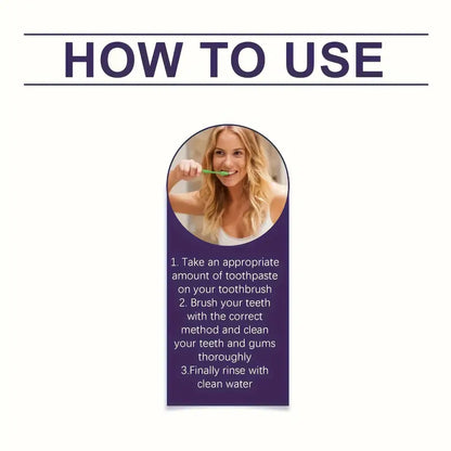 Minceetbien™ Large Capacity 300g Household Toothpaste, Pump Dispenser, Probiotic Containing Baking Soda Toothpaste, Deep Cleaning, Basic Cleaning, Whitening And Brightening, Fresh Breath.