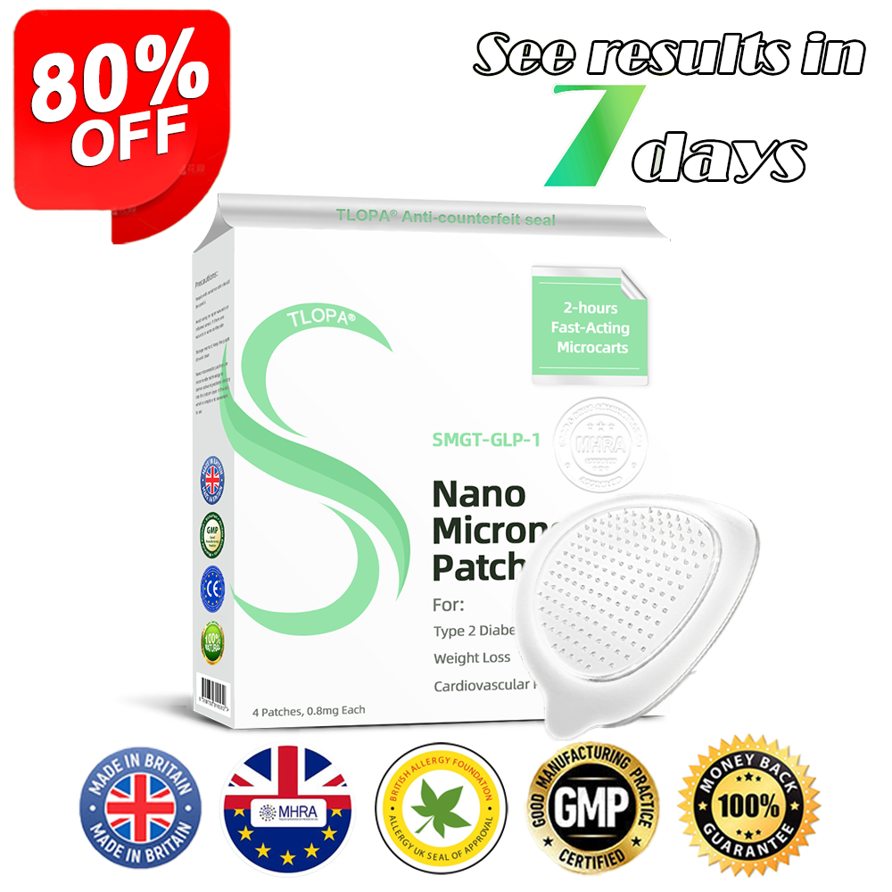 [See results in 7 days]🇬🇧 TLOPA® GLP-1 Nano Microneedle Patch👍(Painless, long-lasting, addressing diabetes, obesity, and cardiovascular diseases)🍃