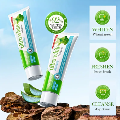 Minceetbien™ Aloe Vera Brightening Toothpaste, 100g - Deep Clean for Whiter Teeth